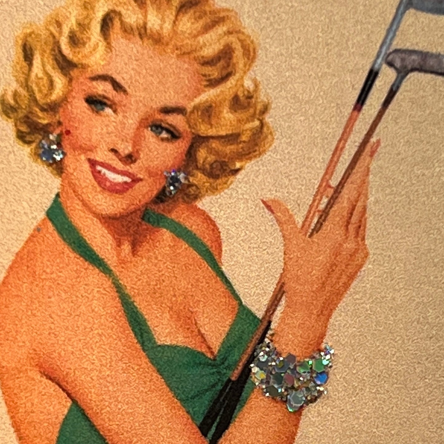 Golfer Girl Pin-Up Note Card Collection